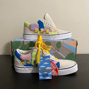 The Simpsons Vans The bouviers size 8 women / 6.5 men